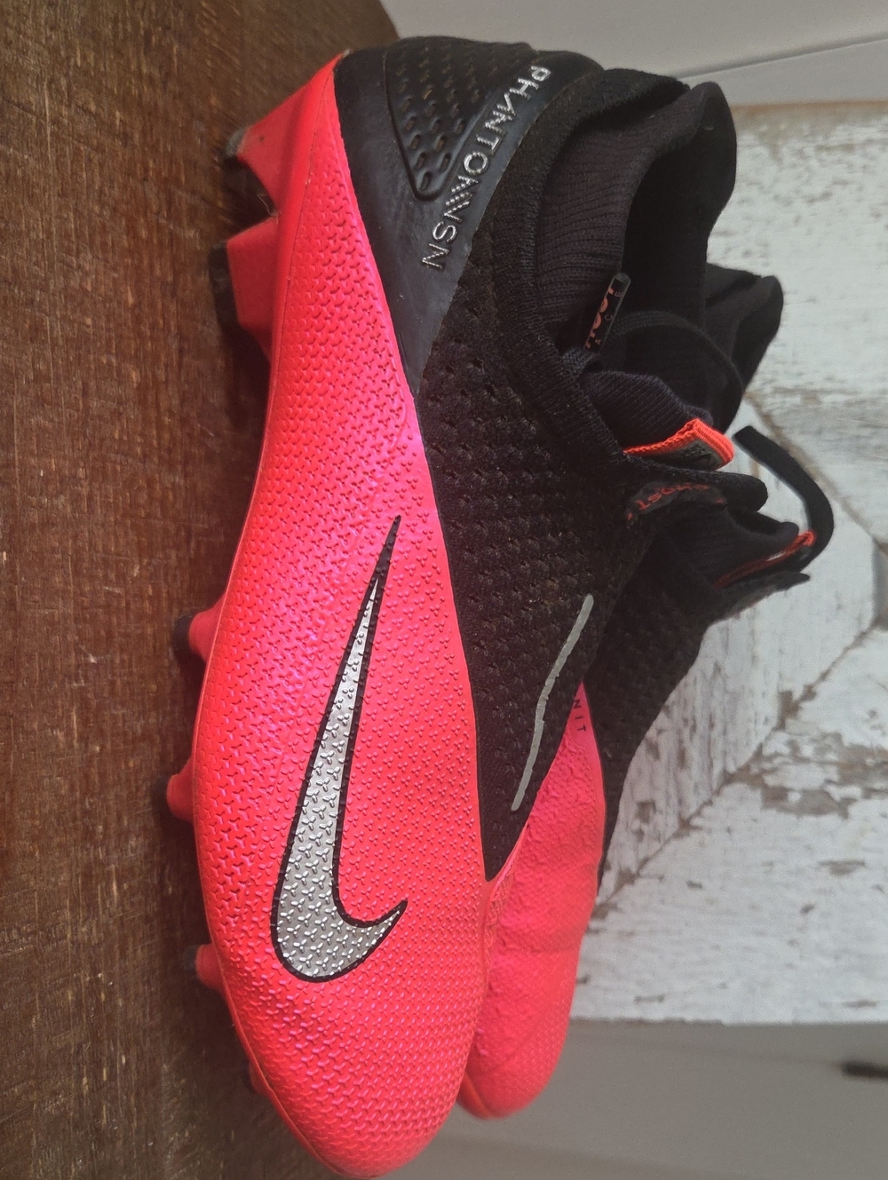 Nike Kids Soccer Cleats - Bright Pink and Black